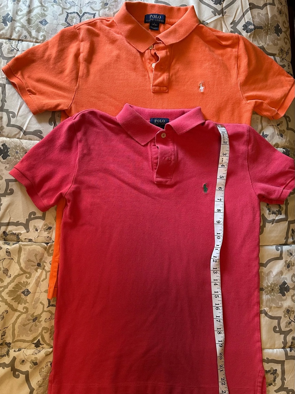 Polo by Ralph Lauren Kids Short-Sleeve Polo Shirts - Pink & Orange